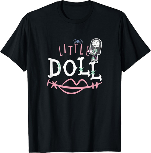 Disney The Nightmare Before Christmas Halloween Little Doll T-Shirt