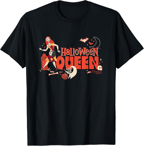 Disney The Nightmare Before Christmas Sally Halloween Queen T-Shirt