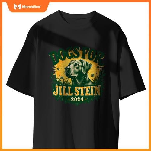 Dogs for Jill Stein for President 2024 USA Green Tees Shirts T-Shirt