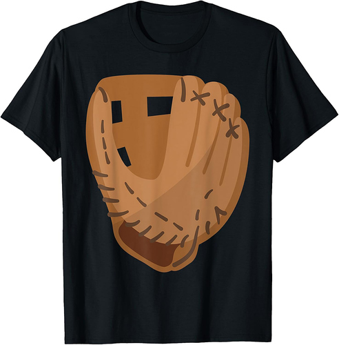 Easy Halloween Costume Idea Softball Baseball Glove T-Shirt