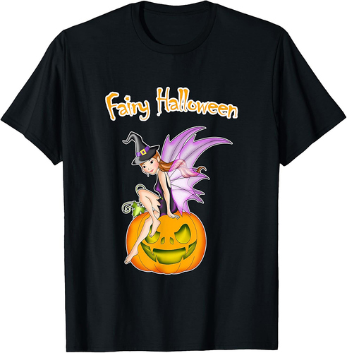 Fairy Halloween for Girls - Pumpkin Fairy Halloween T-Shirt