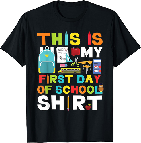 First Day of School Shirt Boys Girls Back To School T-Shirt