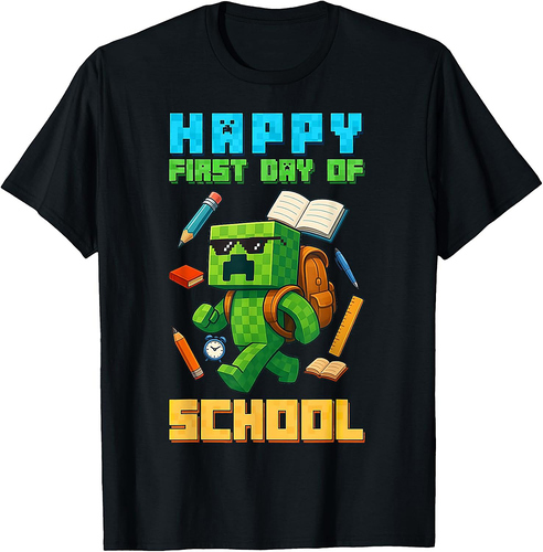 First Day of School Shirts Back to School First Grade Vibes T-Shirt