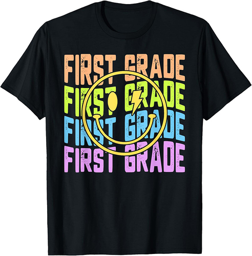 First Grade Teacher Kid 1st Grade Back To School First Day T-Shirt