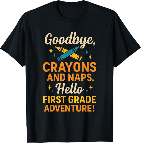 First Grade Top Back to School T-Shirt