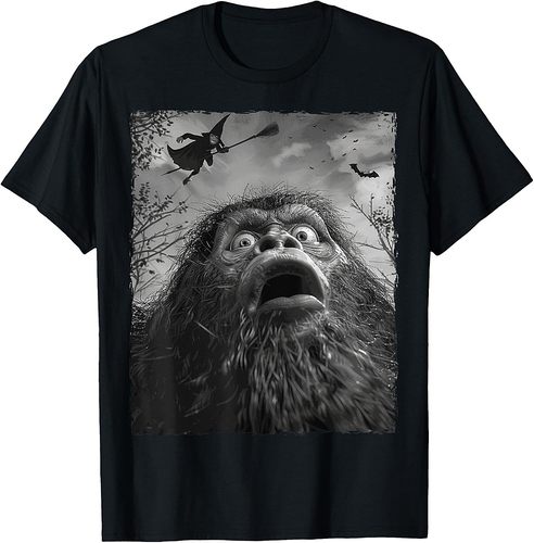 Funny Bigfoot Sasquatch Halloween T-Shirt