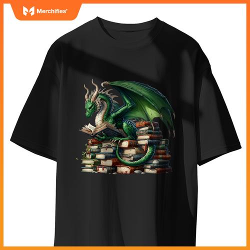 Funny Bookworm Book Dragon I’M A Book Dragon Funny Graphic