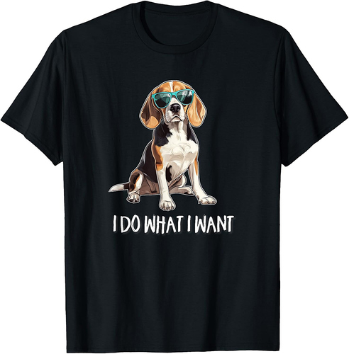 Funny Cute Do What I Want Beagle Lover T-Shirt