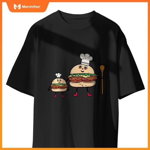 Funny Fast Food Burger Chefs Cooking Art Hobby Chef T-Shirt