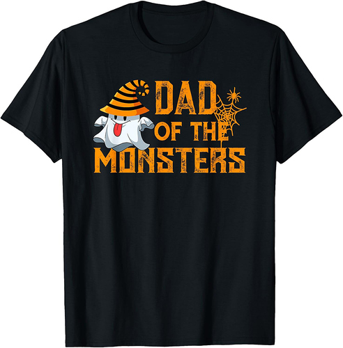 Funny Ghost Halloween Costume Dad T-Shirt