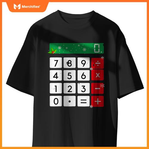 Funny Math Teacher Christmas Costume Men Women Calculator