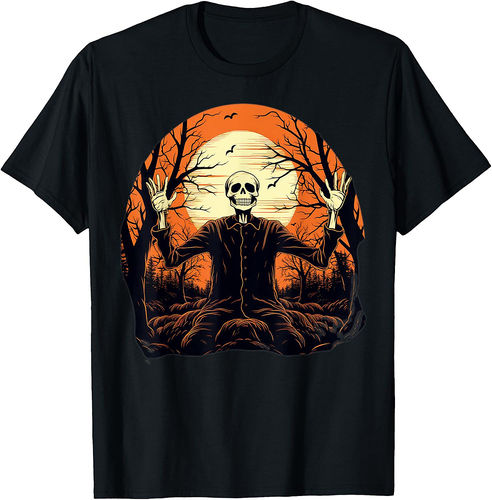 Funny Skeleton Halloween for Men Women T-Shirt