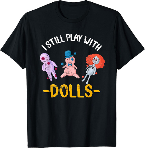 Funny Witch Voodoo Doll Gift Witchcraft Halloween T-Shirt