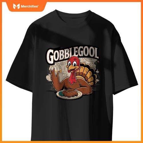 Gobblegool Turkey Thanksgiving Chef T-Shirt
