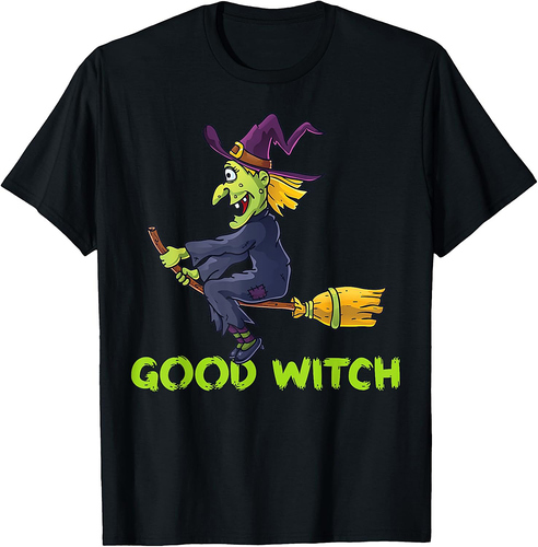 Good Witch Funny Halloween Costume Shirt Women, Girls T-Shirt