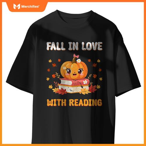Groovy Fall In Love With Reading Thanksgiving Teacher Fall