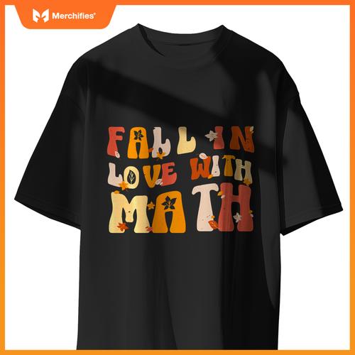 Groovy Fall In Love with Math Thanksgiving Math Teacher Fall