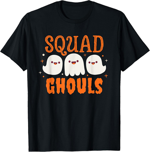 Halloween Ghost Squad Ghouls Costume T-Shirt