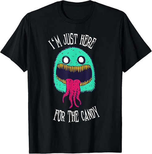 Halloween Monster Costume Funny Horror Spooky Design T-Shirt