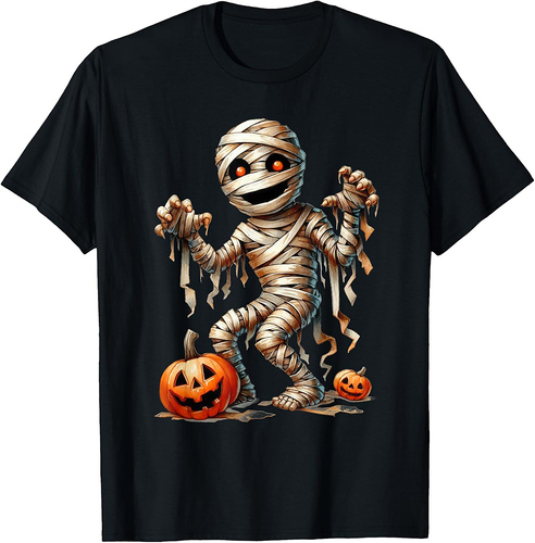 Halloween Mummy Character Tee, Shirt For Halloween T-Shirt