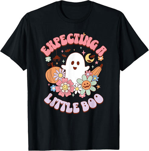 Halloween Pregnancy Mom To Be Expecting Little Pumpkin T-Shirt