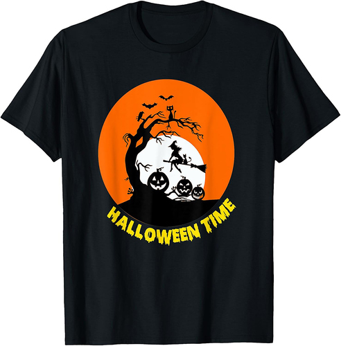 Halloween Scary Cat Lady T-Shirt
