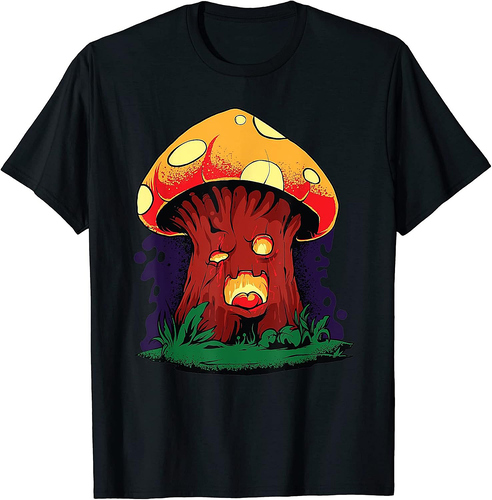 Halloween Zombie Mushroom Pumpkin Witch Halloween Party T-Shirt