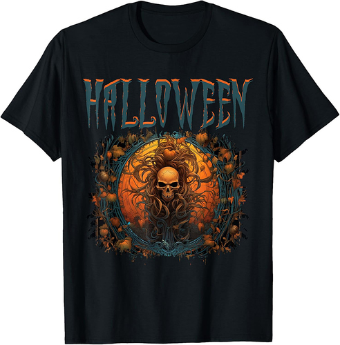 Halloween pumpkin Jack O Lantern Scary T-Shirt