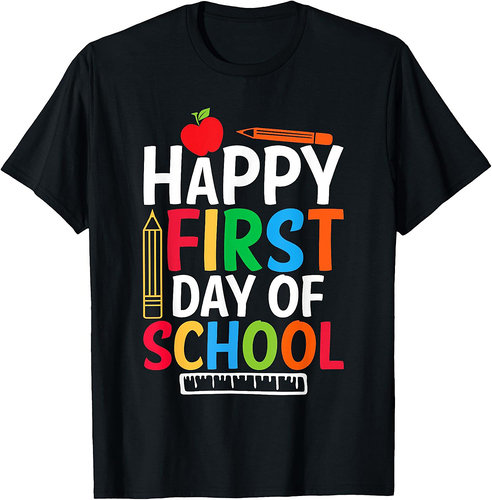 Happy First Day Of School Back To School Kids T-Shirt