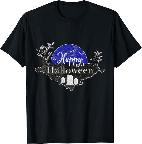 Happy Halloween - Gravestone - Party Halloween T-Shirt