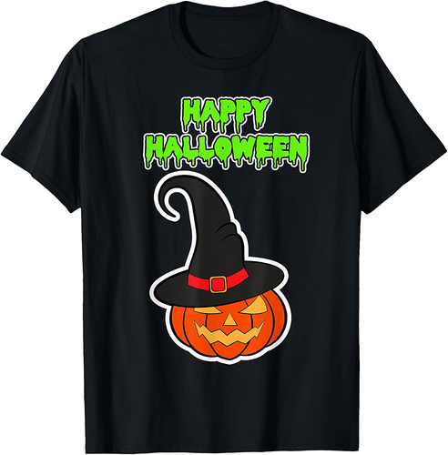 Happy Halloween Pumpkin Witch - Party Halloween T-Shirt