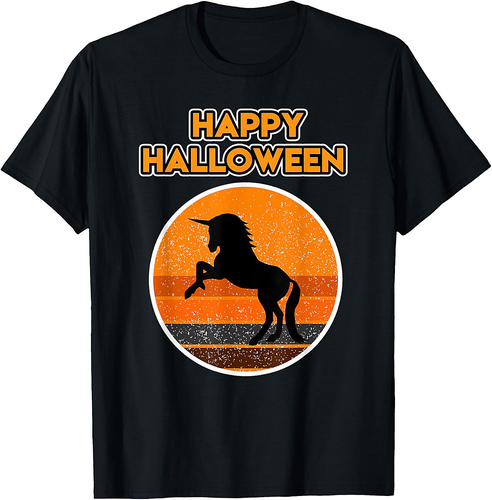 Happy Halloween Unicorn for Girls - Halloween Unicorn T-Shirt