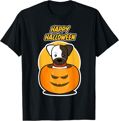 Happy Halloween for Dog Lover - Pumpkin Dog Halloween T-Shirt