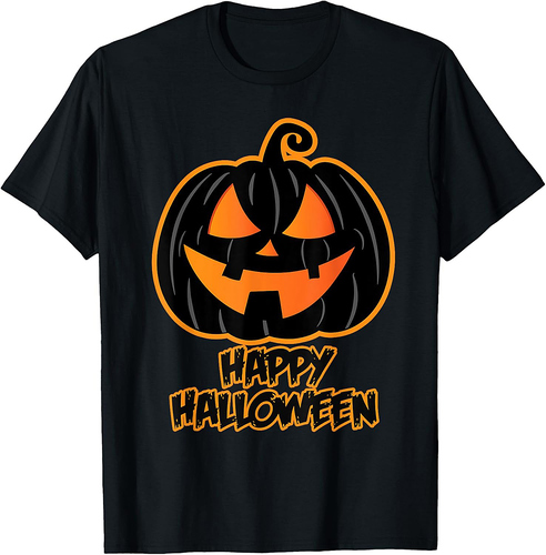 Happy Halloween for Men and Women - Pumpkin Halloween T-Shirt