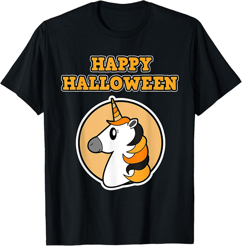 Happy Halloween for Unicorn loving Girls - Halloween Unicorn T-Shirt
