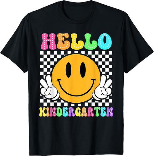 Hello Kindergarten Back to School for Teachers and Students T-Shirt