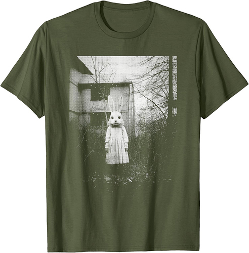 Horror Bunny Rabbit | Dark Creepy Unholy Gothic Halloween T-Shirt