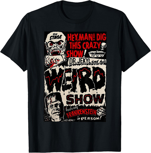 Horror Movie Monster Vintage Halloween Frankenstein T-Shirt