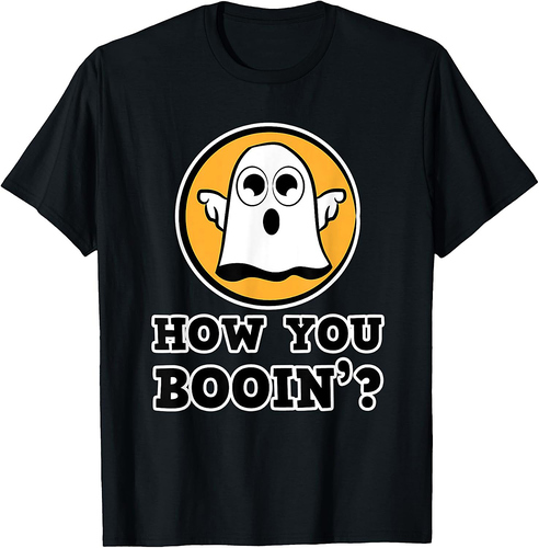 How you booin`? - Ghost Party on Halloween T-Shirt
