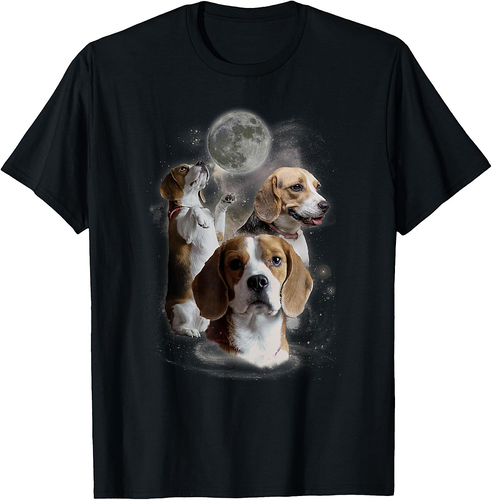 Howling at the Moon Shirt Funny Beagle Shirt Beagle T-Shirt