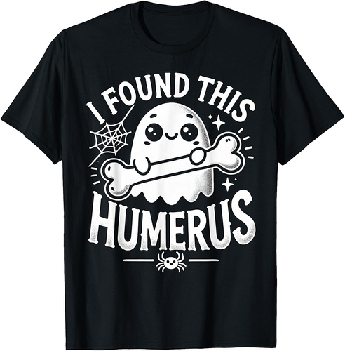 I Found This Humerus Halloween Ghost Humorous T-Shirt