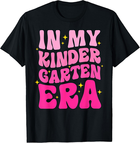 In My Kindergarten Era Back To School Kinder Teacher Girls T-Shirt