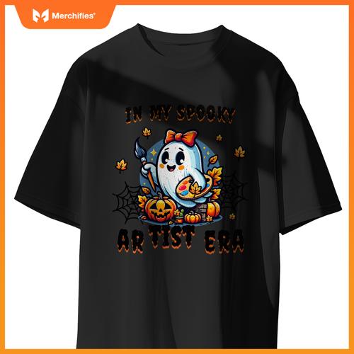 In My Spooky Artist Era Halloween Art Teacher Ghost Cute