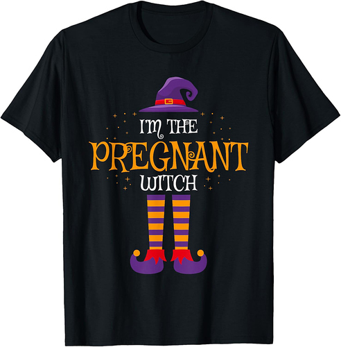 I’m The Pregnant Witch Halloween Family Matching Costume T-Shirt