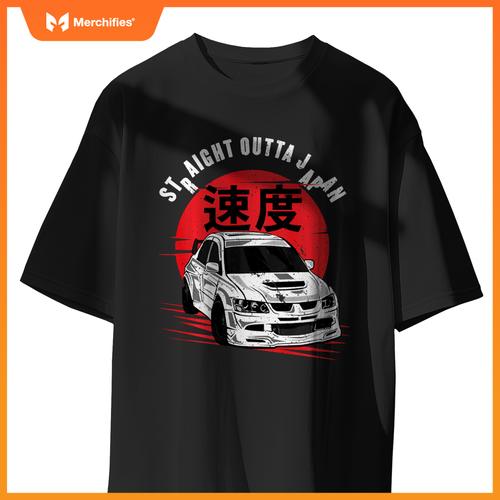 JDM Tokyo Japan Drift Race Car Tuning Straight Outta Japan T-Shirt