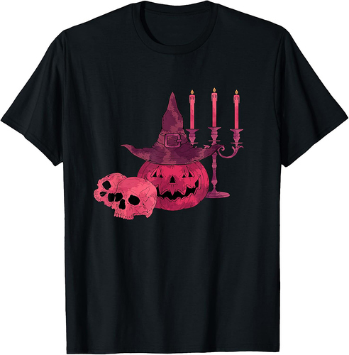 Jack O Lantern Skull Halloween T-Shirt