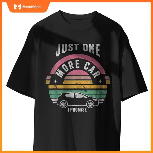 Just One More Car I Promise Retro Style T-Shirt