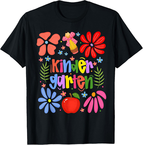 Kindergarten Back To School Teachers Students Girls Boys Kid T-Shirt