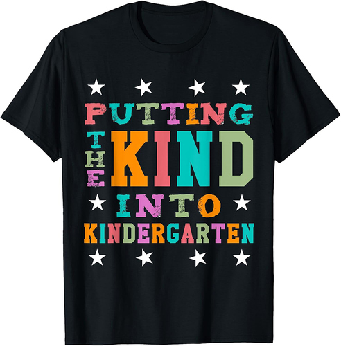 Kindergarten Back to School T Shirt for Teachers Girls Boys