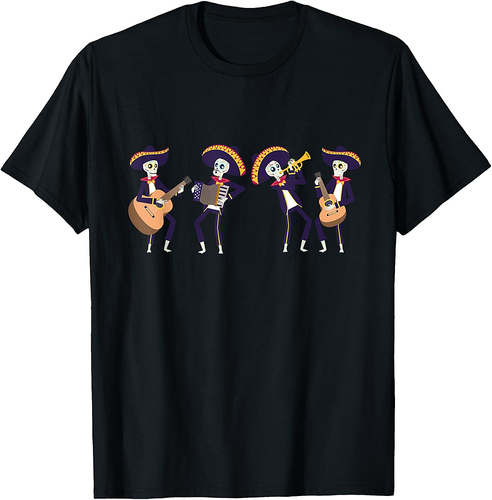 Mariachi Band Halloween T-Shirt
